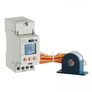 ADL100-ET/CT Single-phase DIN Rail Energy Meter connect with current transformer