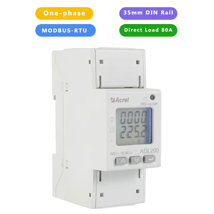 ADL200 Single Phase Din Rail Energy Meter